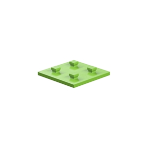 Picture of Mounting plate 30x30, green 