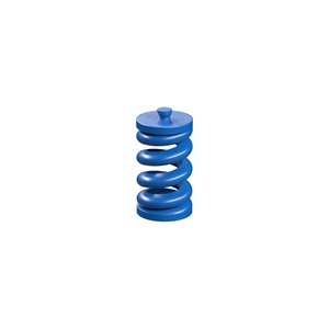 Picture of Plastic spring 26, blue