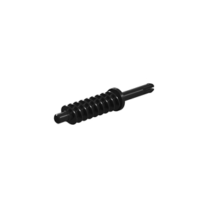 Picture of Clip axle with worm m=1, black