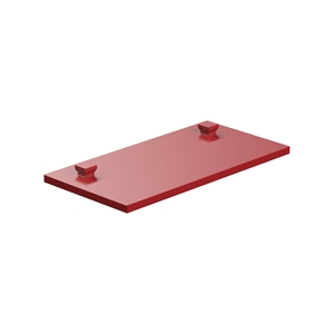 Picture of Mounting plate 30x60, red