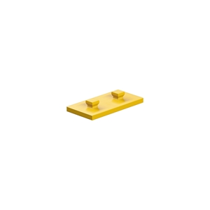 Picture of Mounting plate 15x30, yellow