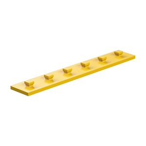 Picture of Mounting plate 15x90, yellow