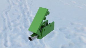 Picture of Flat plug green (clasp)