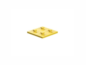 Picture of Mounting plate 30X30 yellow