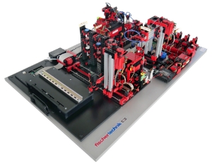 Picture of Training Factory Industry 4.0 in 24v with PLC Connection Board