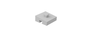 Picture of Angle block 7.5° gray-white