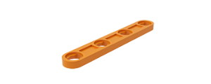 Picture of I-strut 45 with hole orange
