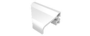 Picture of Side panel left gray-white