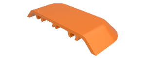 Picture of Half of roof orange