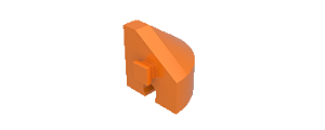 Picture of Corner block orange